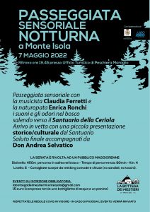 Passeggiata sensoriale a Monte Isola